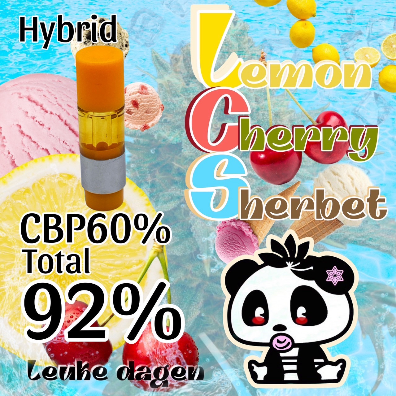 【CBPリキッド】Lemon Cherry Sherbet 0.5ml